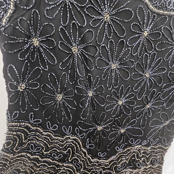 It is a vintage evening blouse from the brand Papell Boutique, often described a - Picture 4 of 11